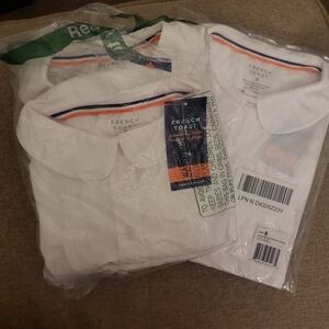 French Toast White Polo Shirt School Uniforms.